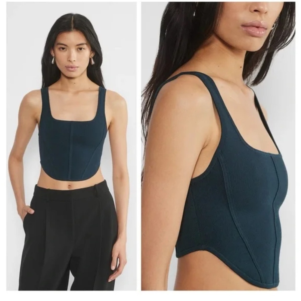 Babaton Aritzia Sculpt Knit Bustier Tank Small